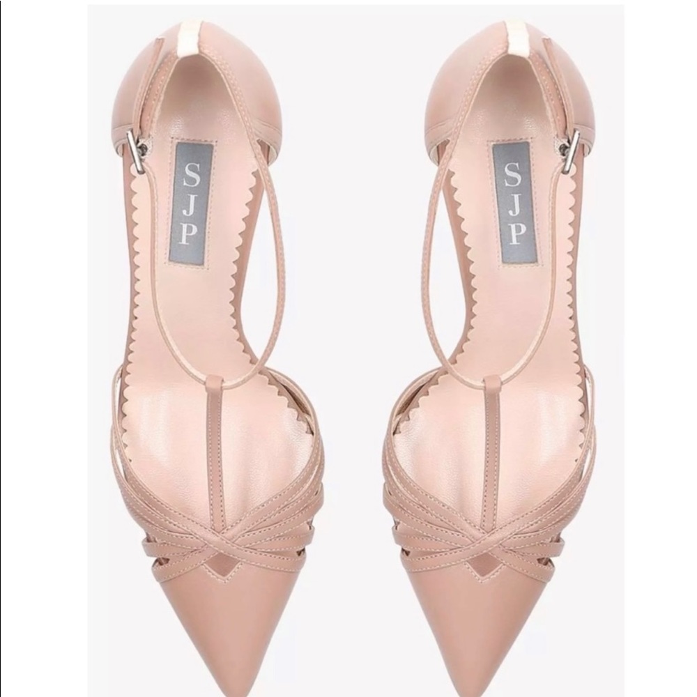 SJP Sarah Jessica Parker Nude Carrie Heels